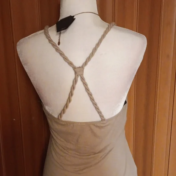 TOPIA BEIGE SUN DRESS - Picture 4 of 6